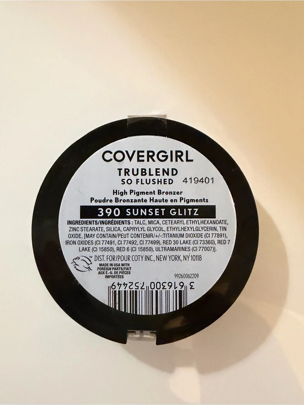 NWT COVERGIRL TruBlend So Flushed High Pigment Bronzer - Color 390 Sunset Glitz